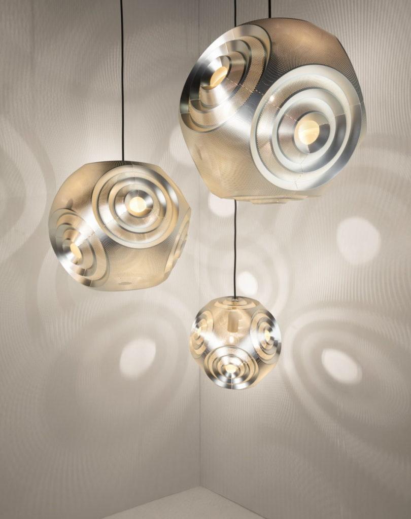 Metal pendant lamp in a contemporary style | Curve by Tom Dixon