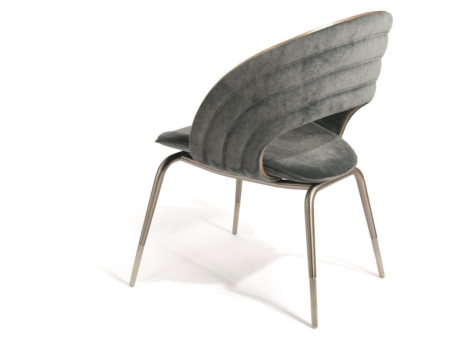 Fabric chair with integrated cushion | Kylo Framed by Visionnair