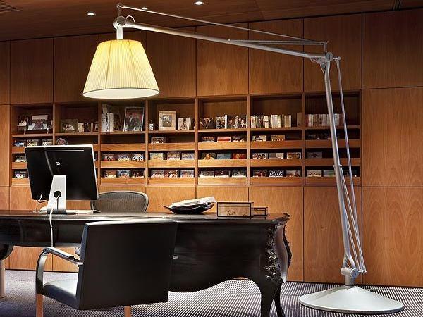 Fabric floor lamp | Superarchimoon by Flos