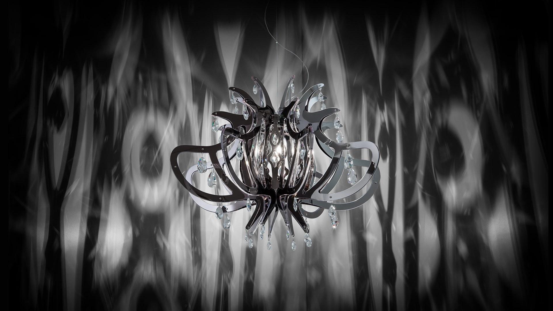 LED Pewterflex® pendant lamp | Medusa Pewter by Slamp