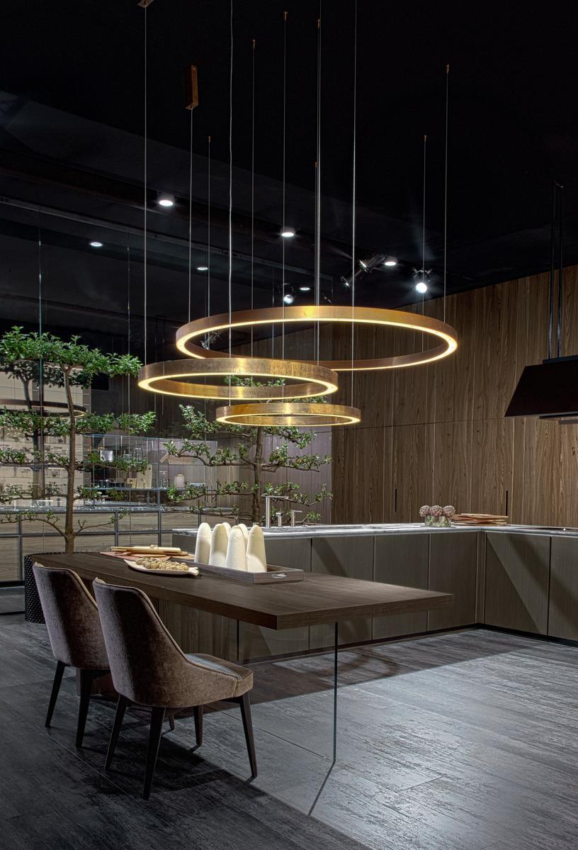 Fitted kitchen with island Rossana W75