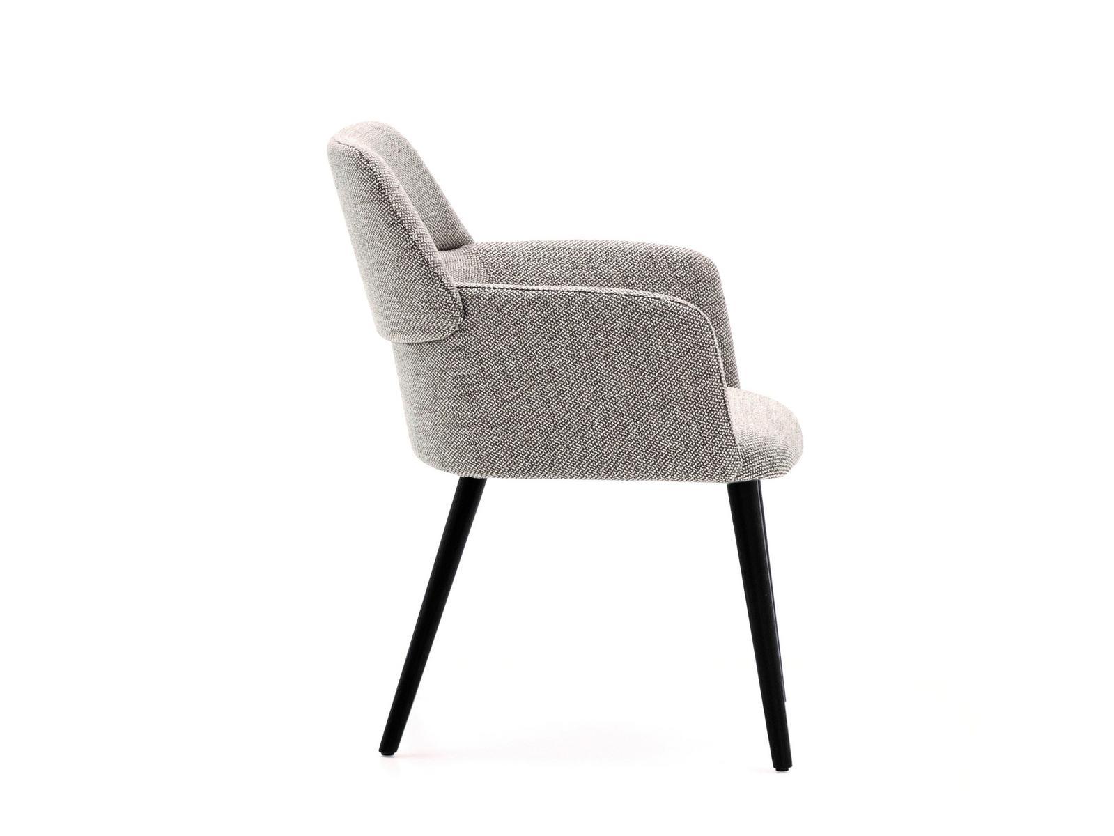 Fabric chair with armrests | Archie by Ditre Italia