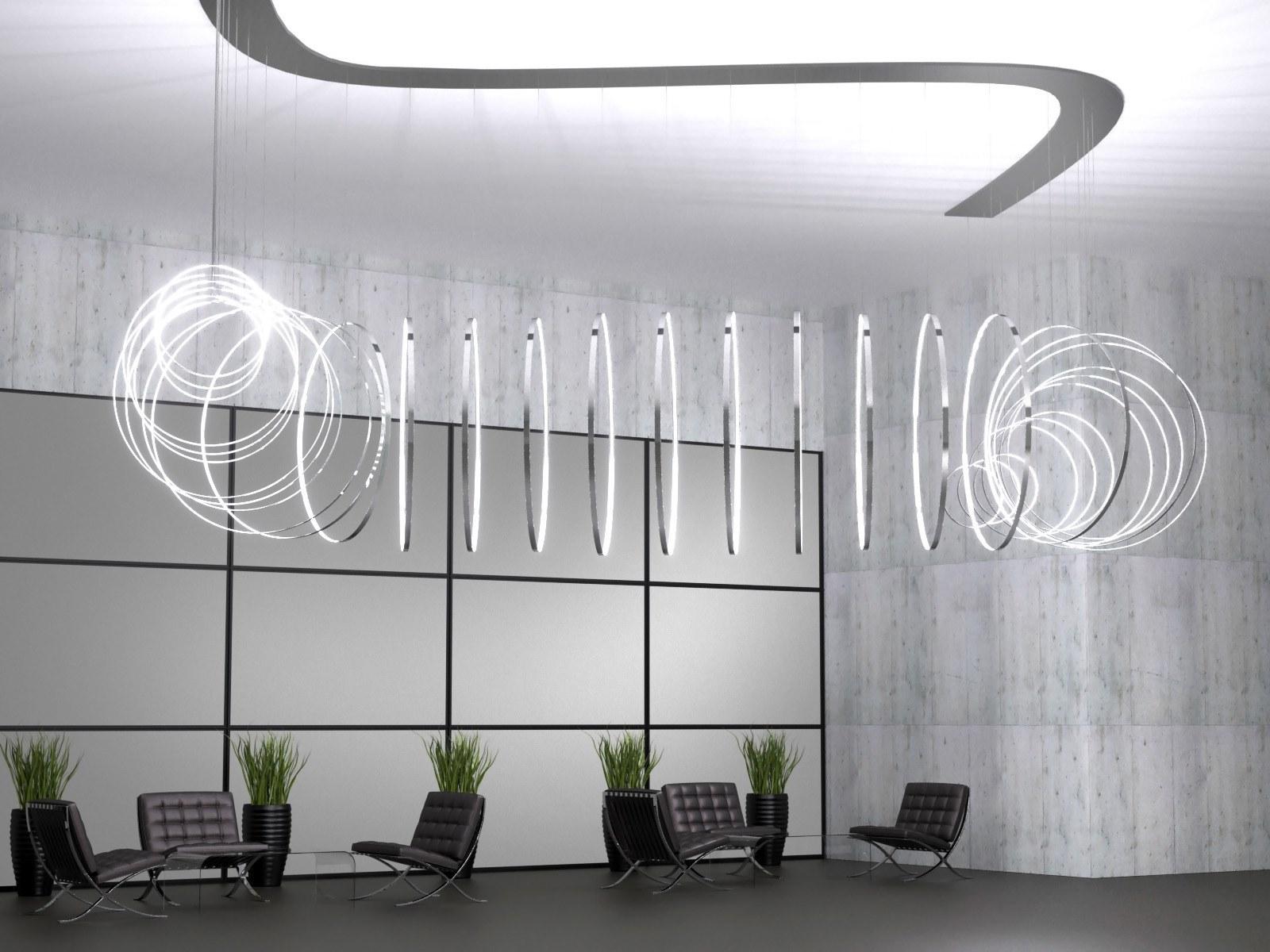 LED pendant lamp | Rings Verticale by Zava