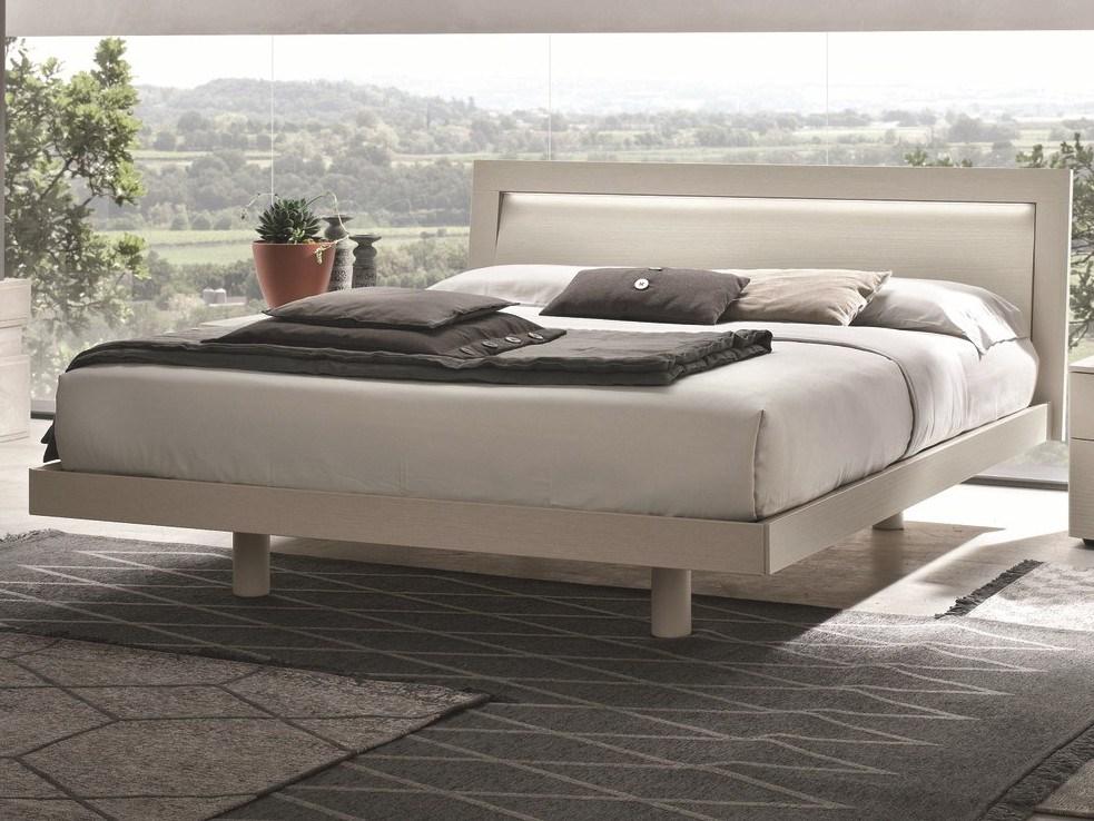 Double bed with upholstered headboard | Kryzia by Tomasella