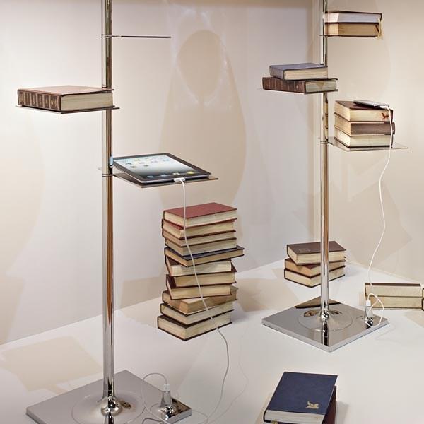 LED Zamak floor lamp | Bibliotheque Nationale by Flos