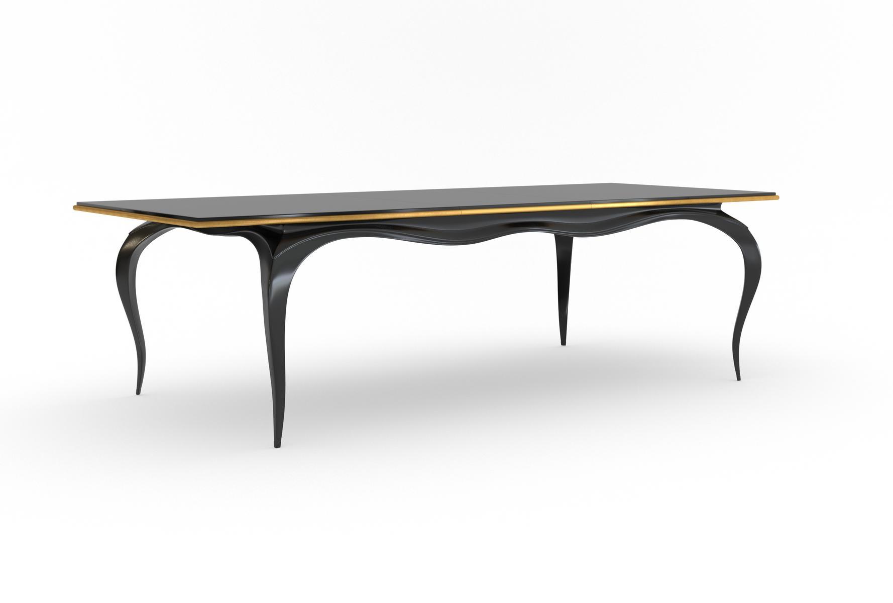 Extending rectangular beech table | Vanesio by Mantellassi 1926