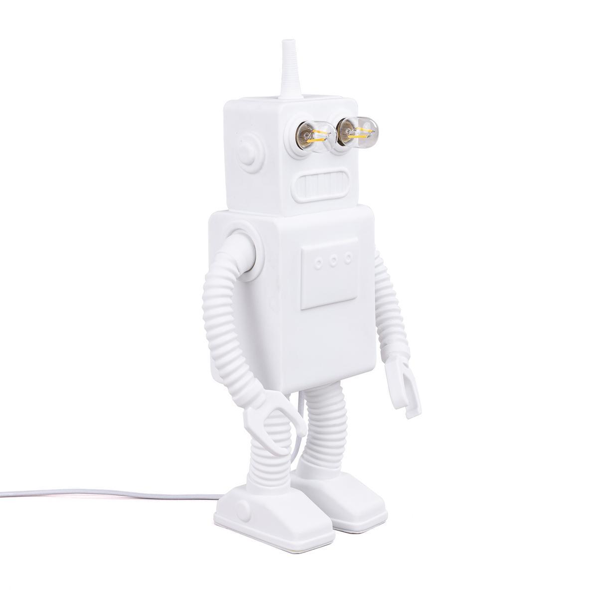 LED porcelain table lamp | Robot by Seletti