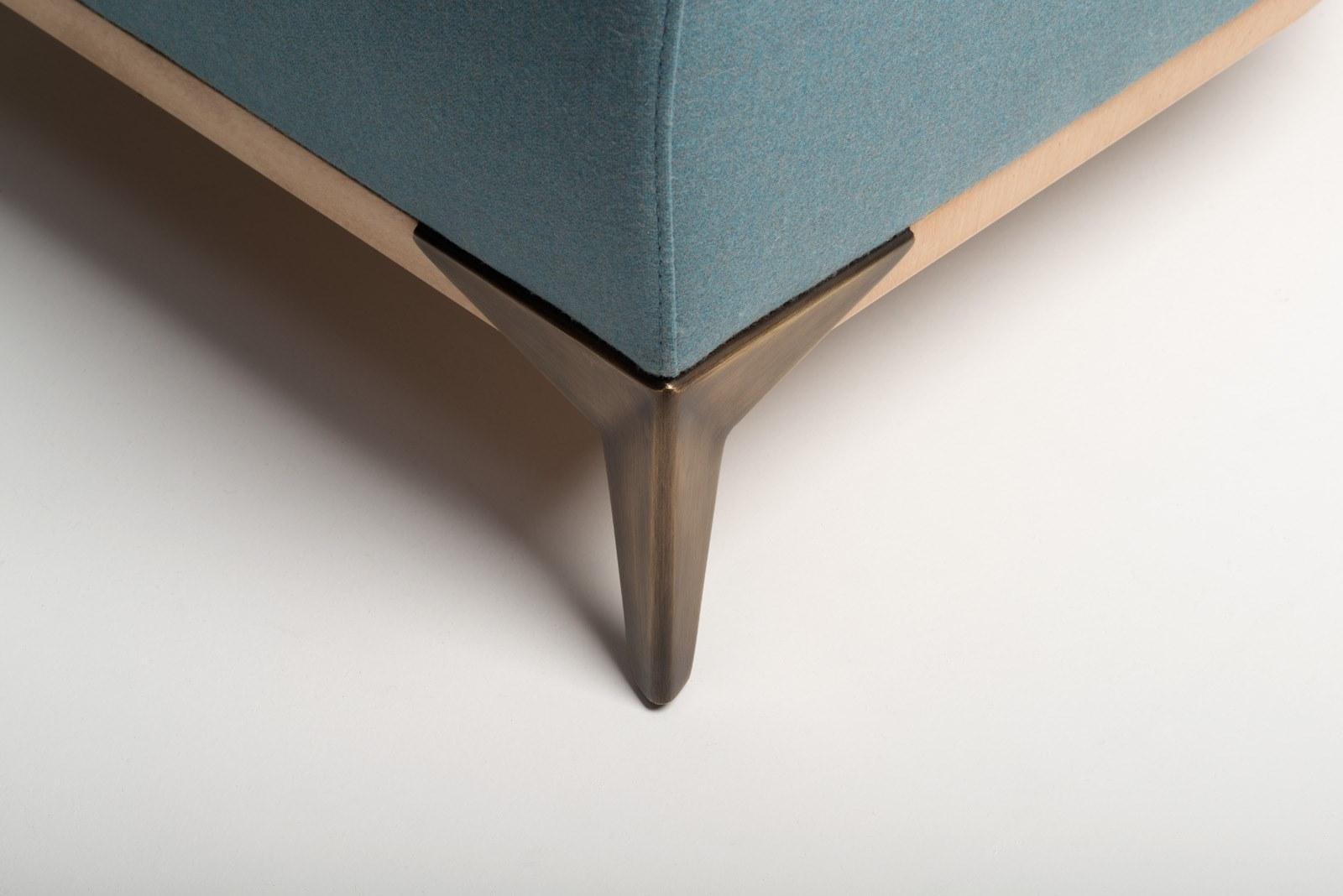 Wool easy chair with armrests | Agostina by Mantellassi 1926