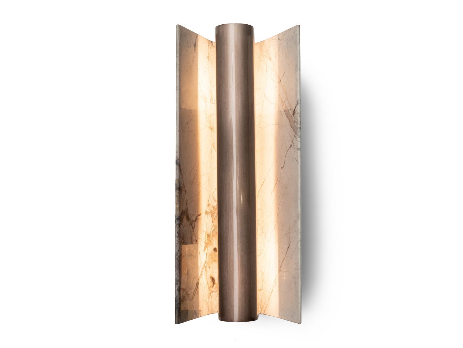 Marble wall light | Wave by Visionnair