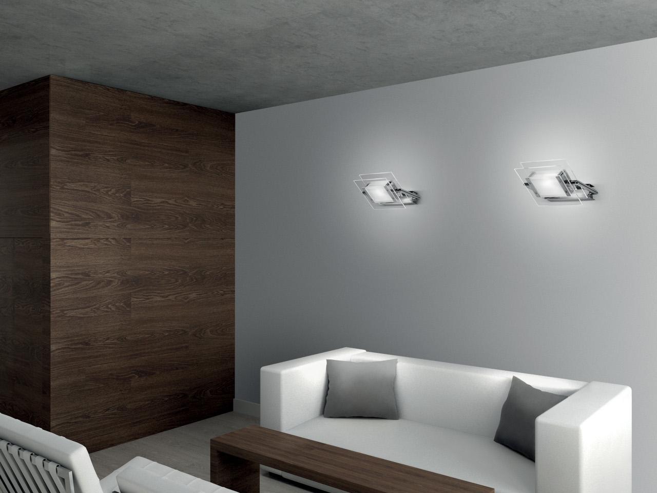 LED adjustable metal wall lamp | 360° P-pl120 by Leucos