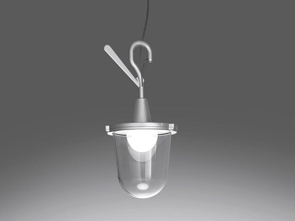 LED aluminium outdoor pendant lamp | Tolomeo Lampione Outdoor Hook by Artemide