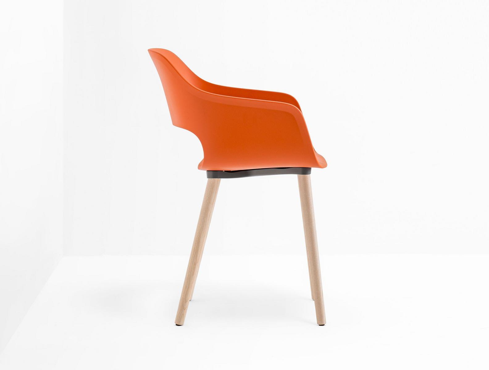 Polypropylene chair with armrests | Babila 2755 by Pedrali