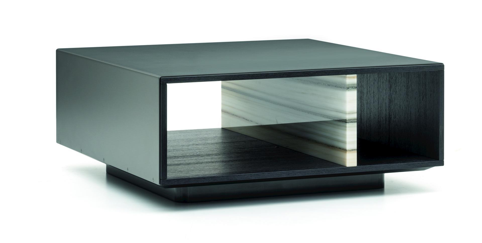 Low coffee table with storage space | Amber by Minotti