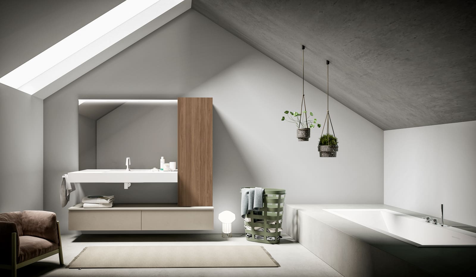 Melamine bathroom | Lapis by Birex