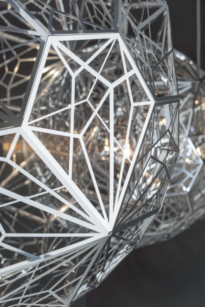 Brass pendant lamp in a contemporary style | Etch Web by Tom Dixon