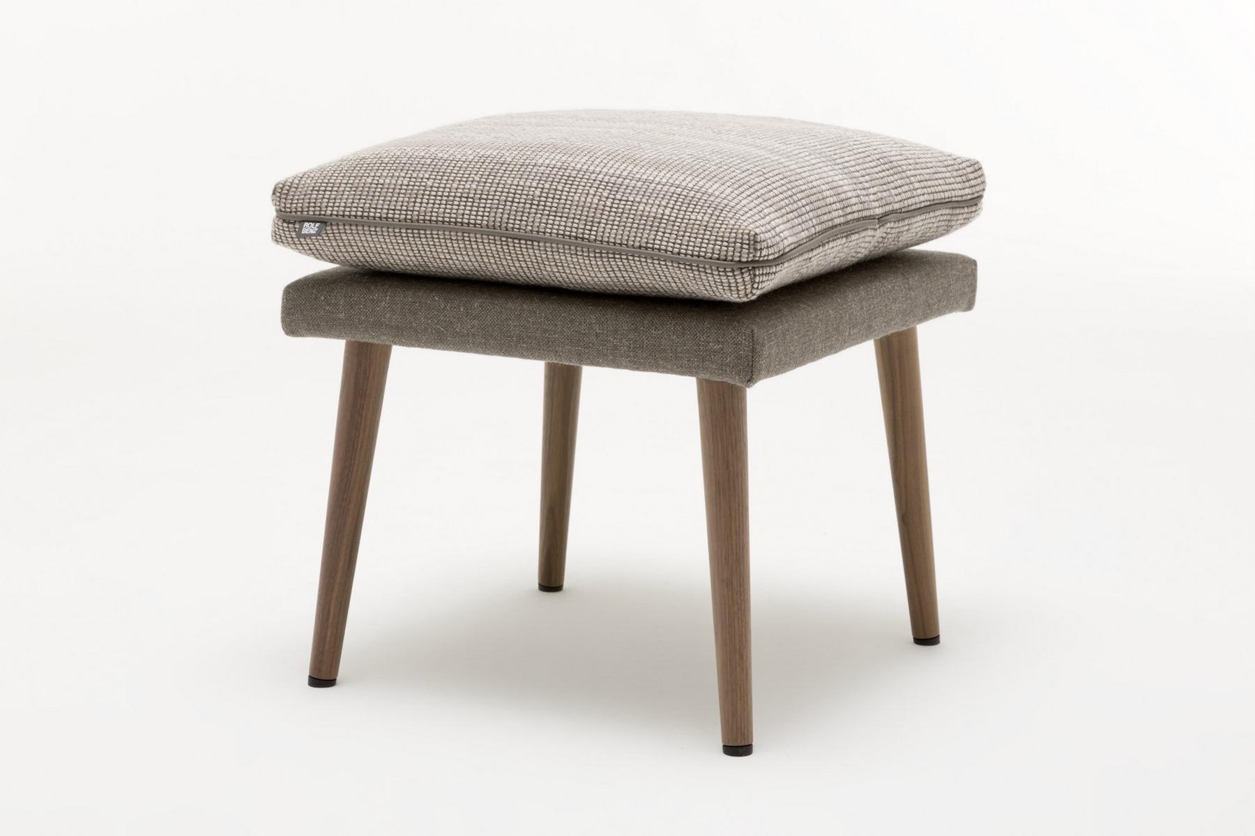 Low fabric stool | 945 by Rolf Benz