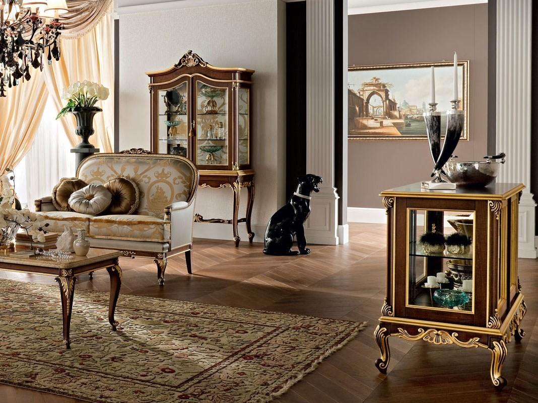 Solid wood display cabinet | 12128 by Modenese Gastone