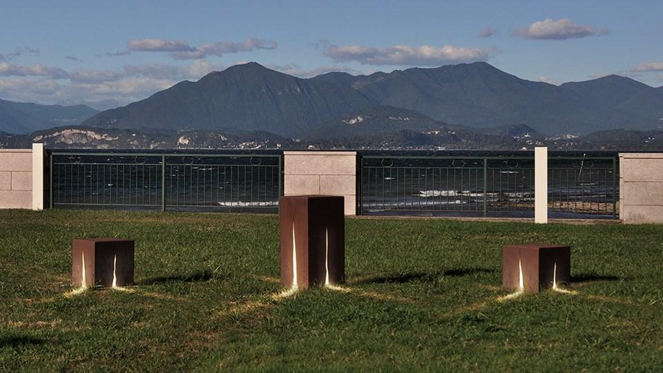 Corten™ bollard light | Granito by Artemide