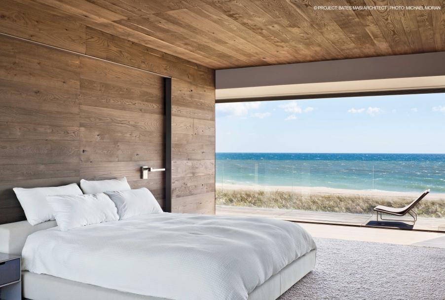 Fabric double bed with removable cover | Groundpiece by Flexform