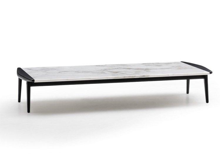 Marble coffee table | Fynn by Minotti