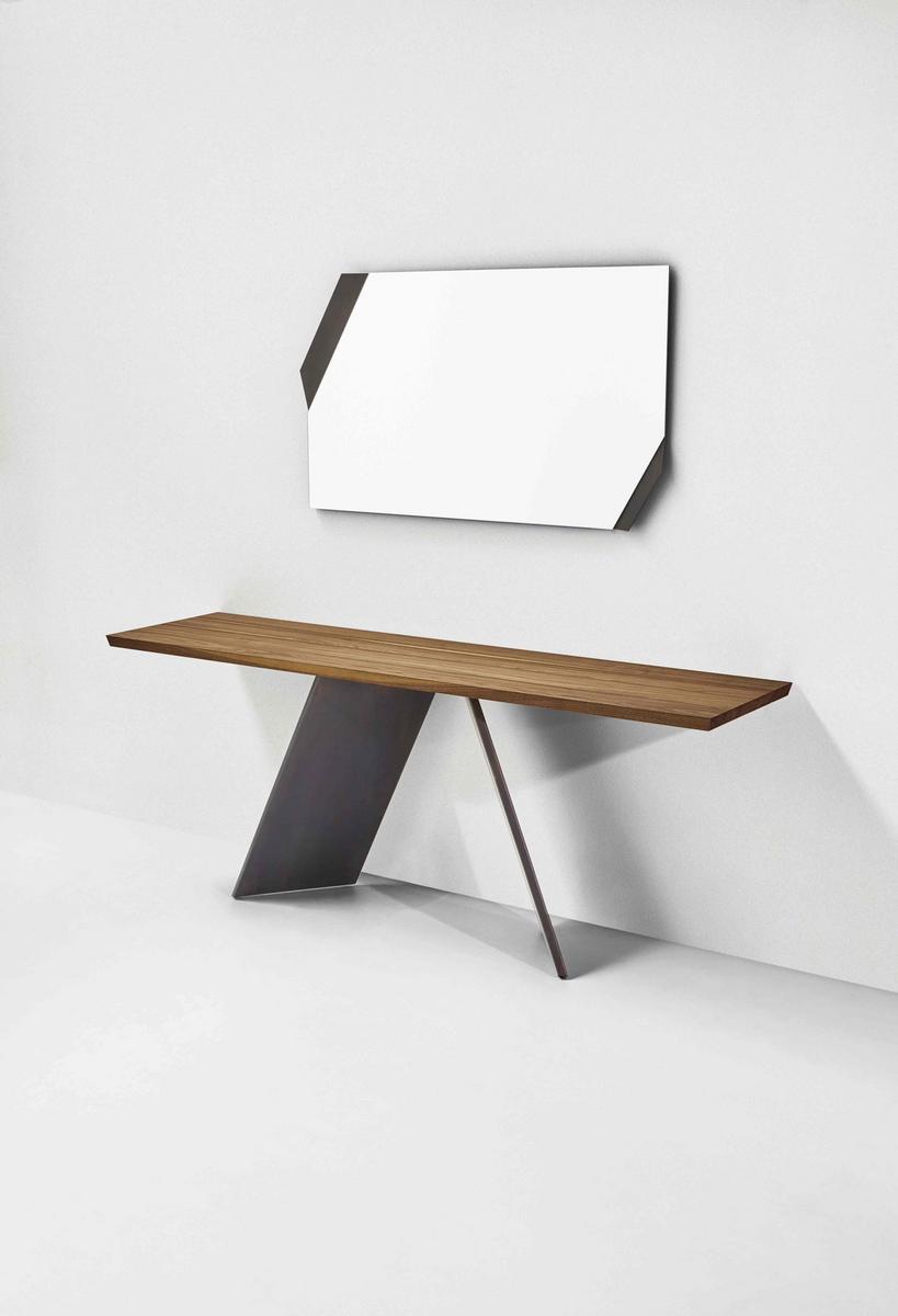 Rectangular wooden console table | Ax by Bonaldo