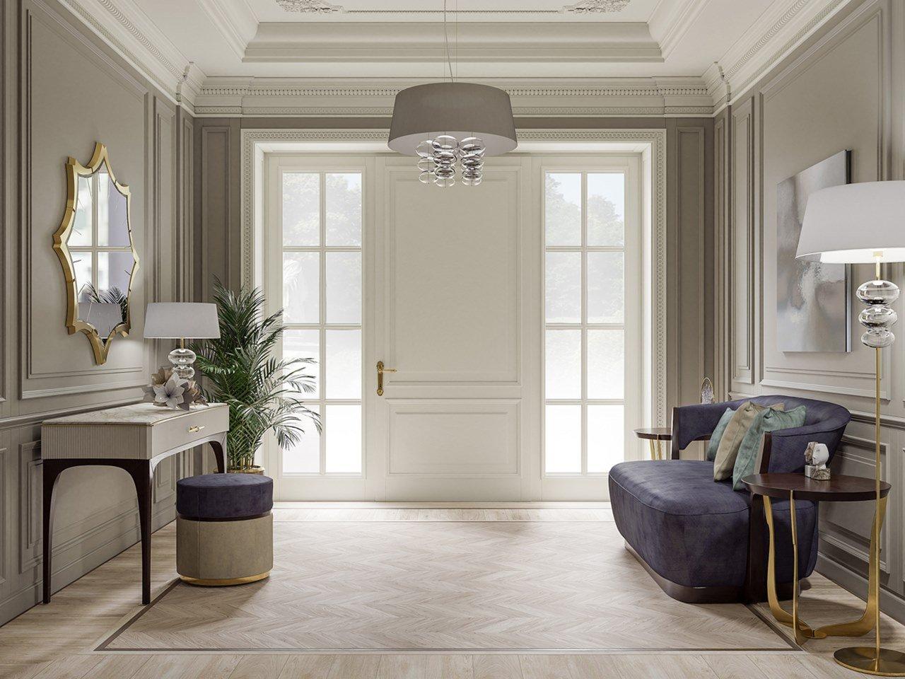 Rectangular wooden console table with drawers | Pr.782 by Stella del Mobile