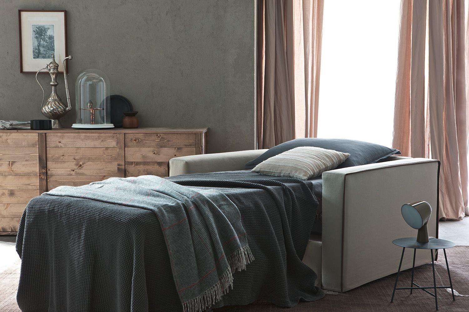 Sectional fabric sofa | Argo by Alberta Salotti