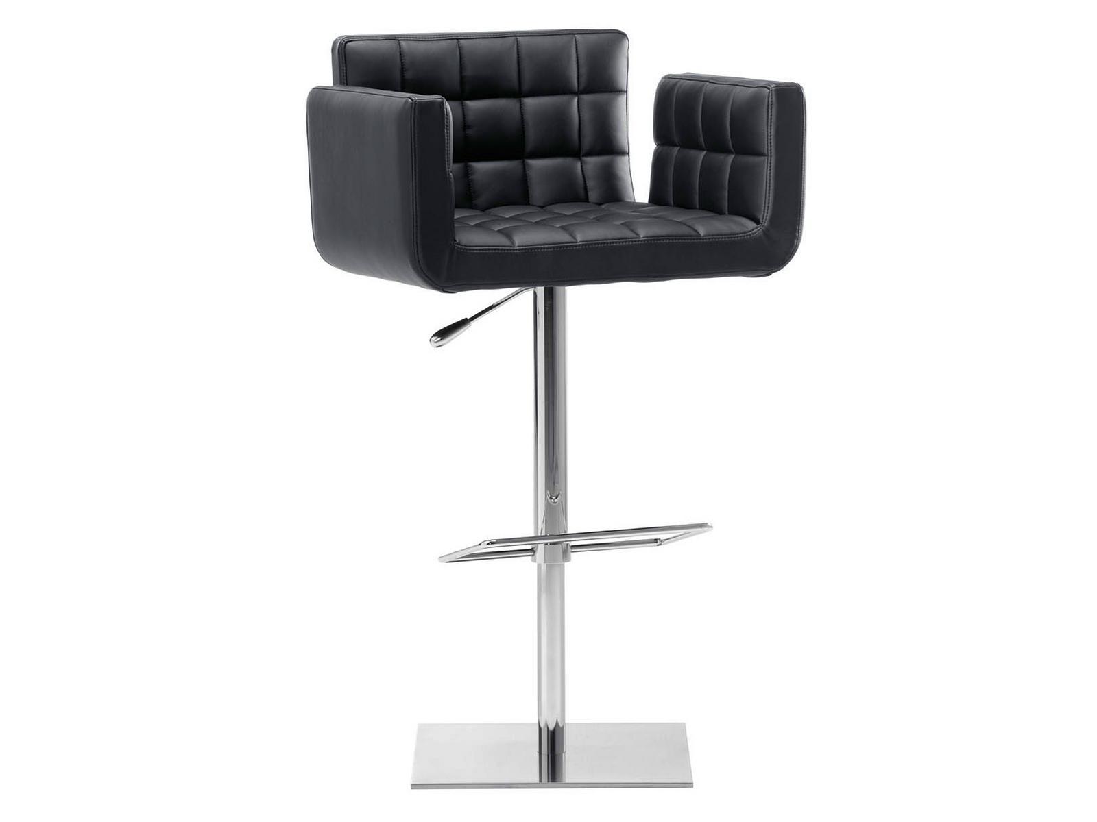 Height-adjustable swivel stool with armrests | Marsiglia Sg by Midj