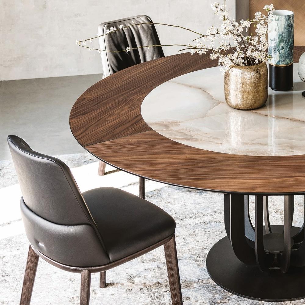 Round wood table | Soho by Cattelan Italia