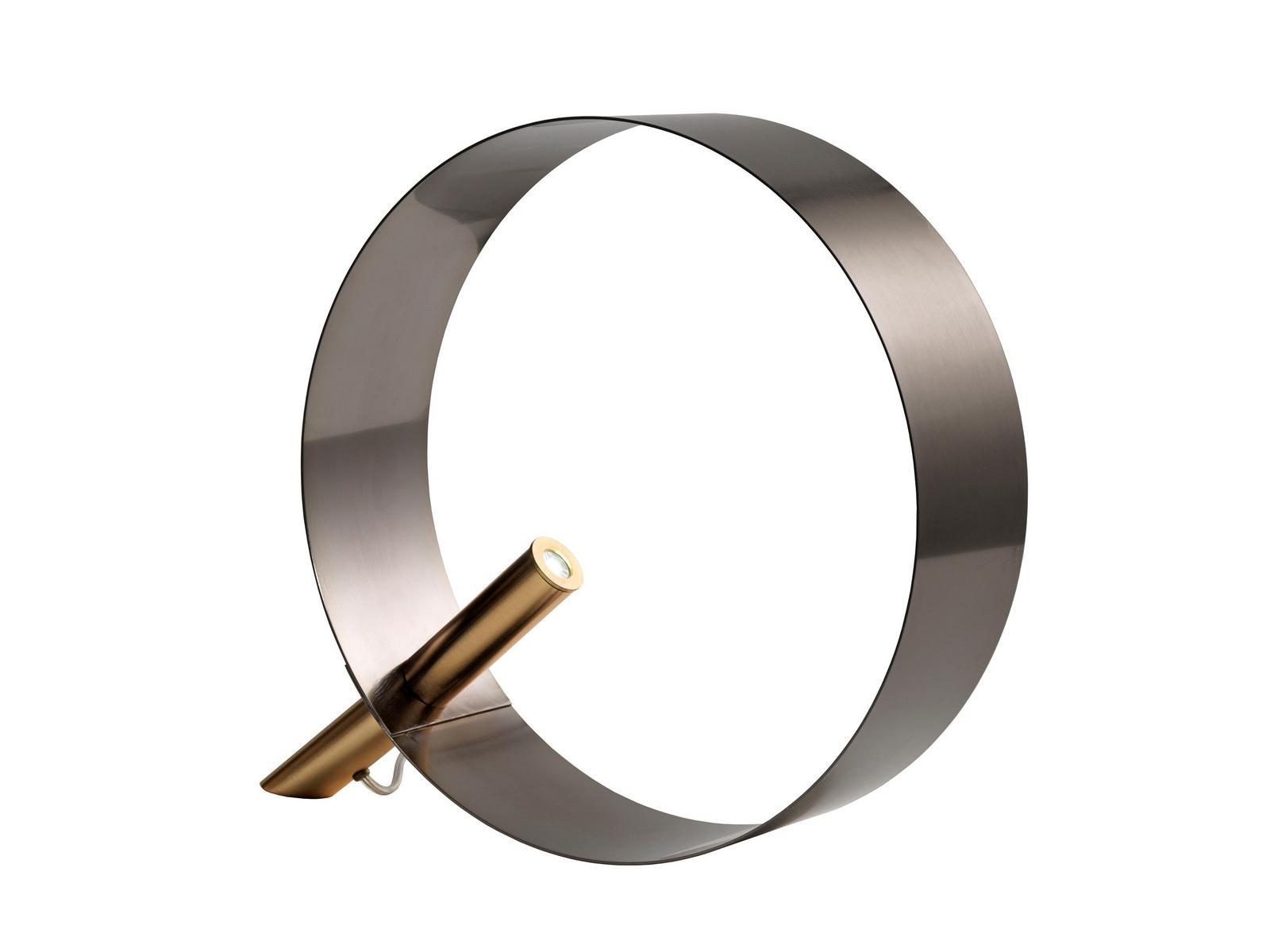 LED indirect light metal table lamp | Led Loop T by Riflessi