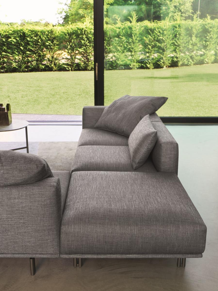 Sectional modular sofa | Binario by Flou