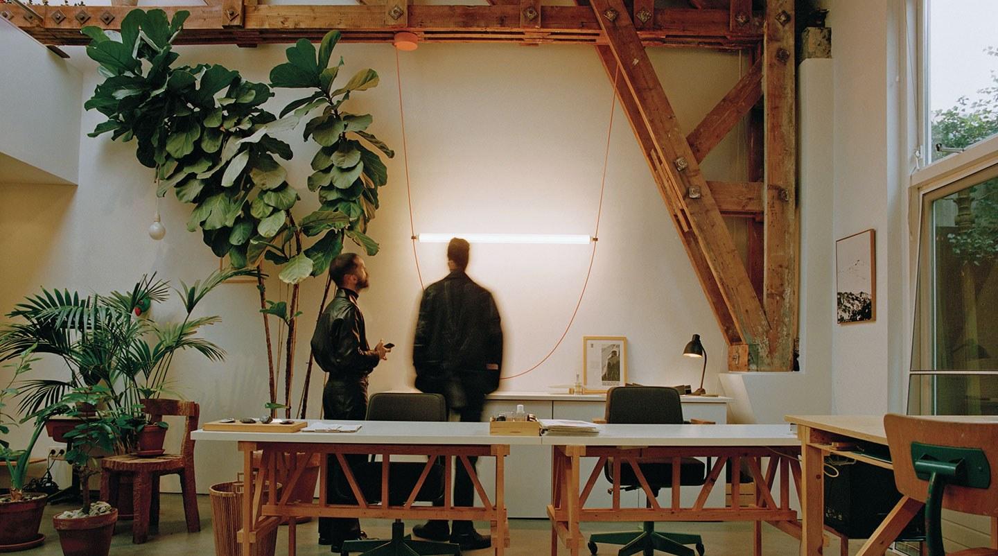 LED rubber and glass pendant lamp | Wireline by Flos