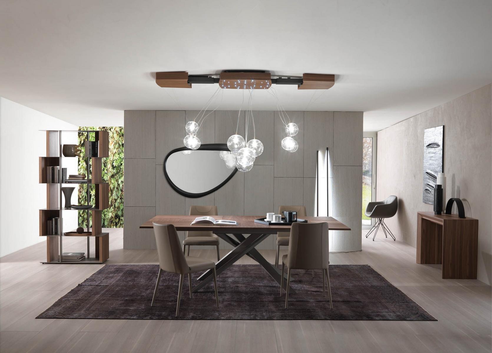 Upholstered leather chair | Sofia by Ozzio Italia