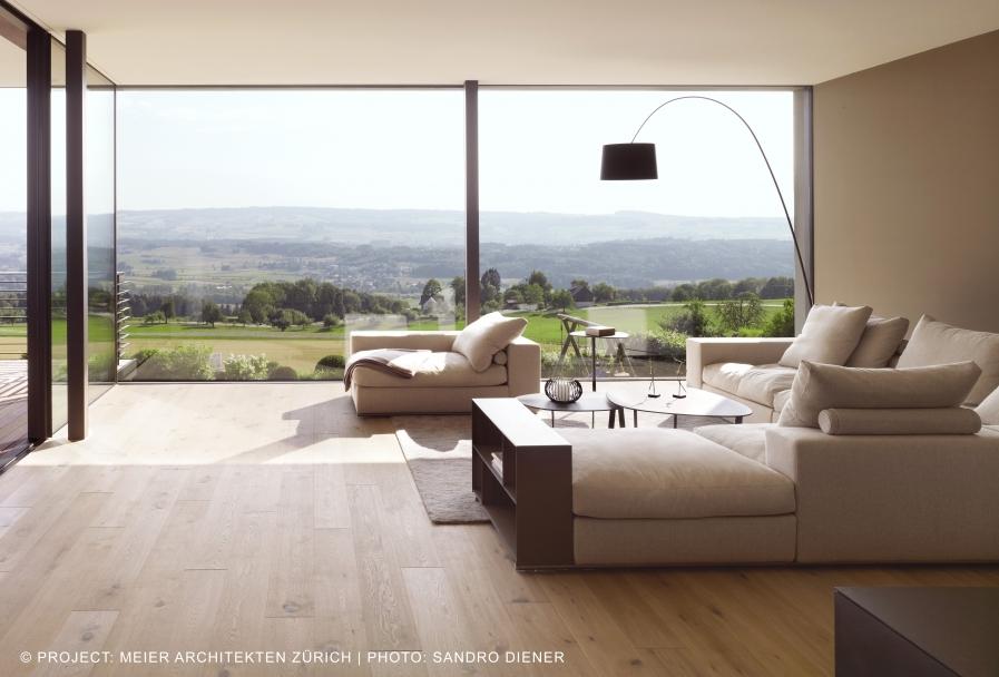 Sectional fabric sofa with storage space | Groundpiece by Flexform