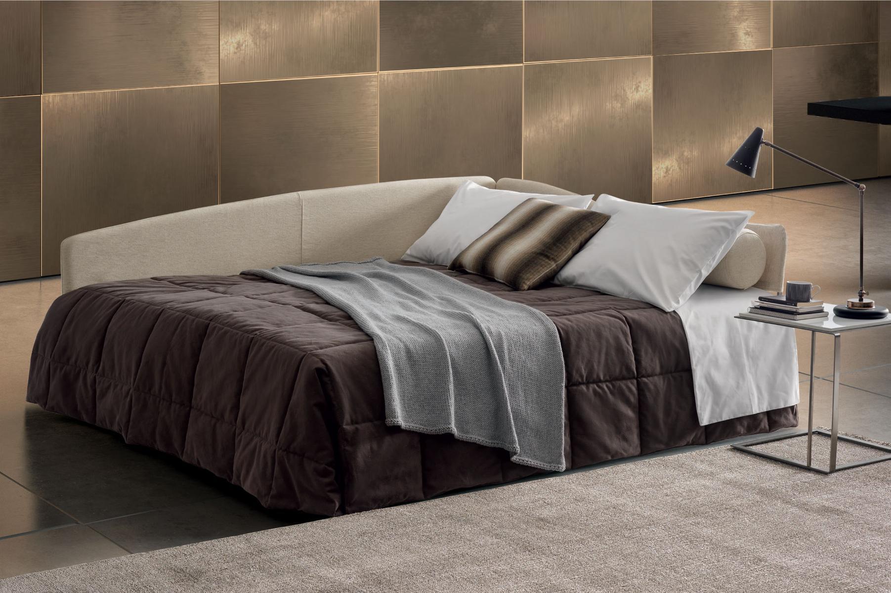 Fabric sofa bed with removable cover | Carlotta Plus by Dema