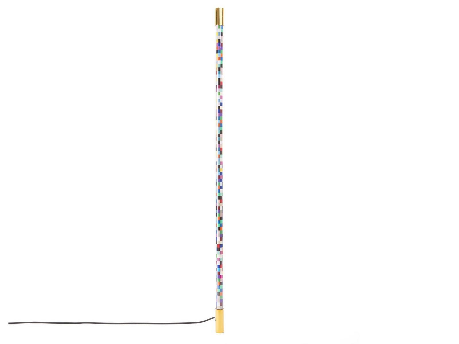 LED plastic floor lamp | Linea Pixled by Seletti