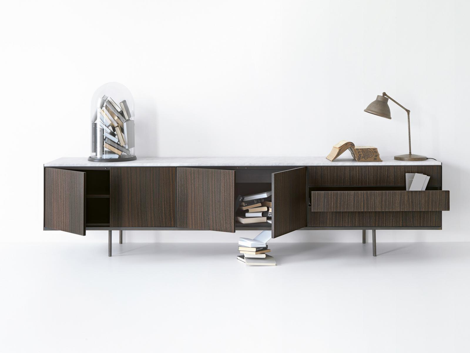 Sideboard with doors with drawers | Long Island by Lema