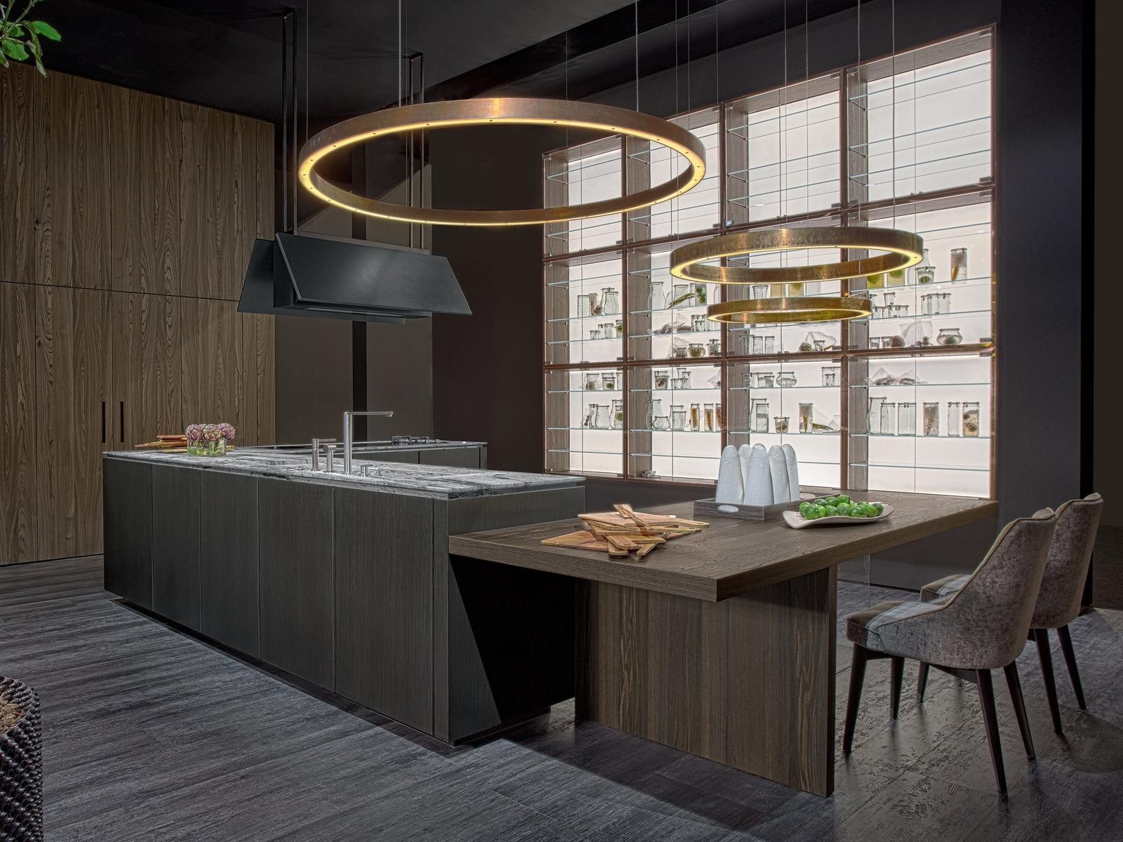 Fitted kitchen with island Rossana W75