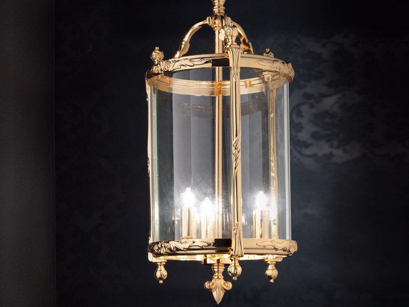 Incandescent brass pendant lamp | Brass & Spots Ve 1066 S3/s6/s4 by Masiero