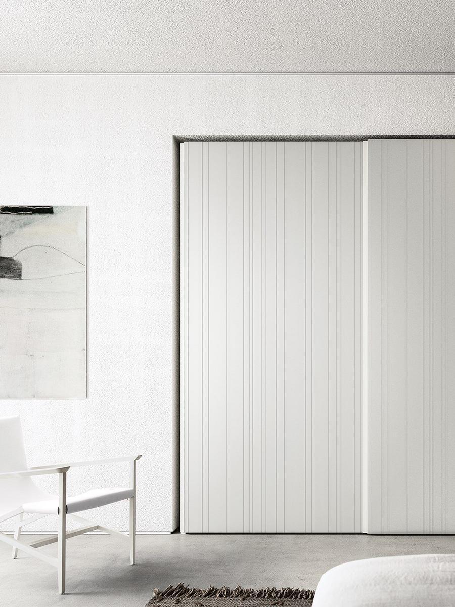 Lacquered wood and glass wardrobe | Raggio by Pianca