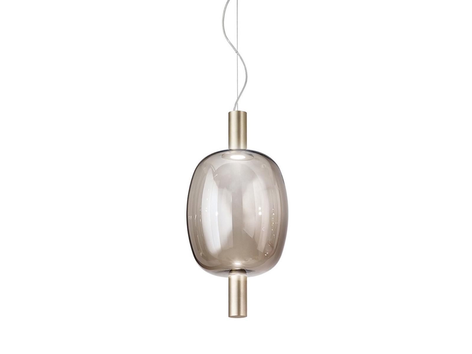 LED direct light glass pendant lamp | Riflesso Sp 2 by Vistosi