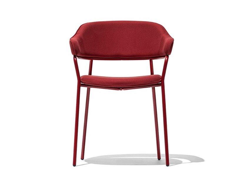 Open back fabric chair | Signorina by Connubia
