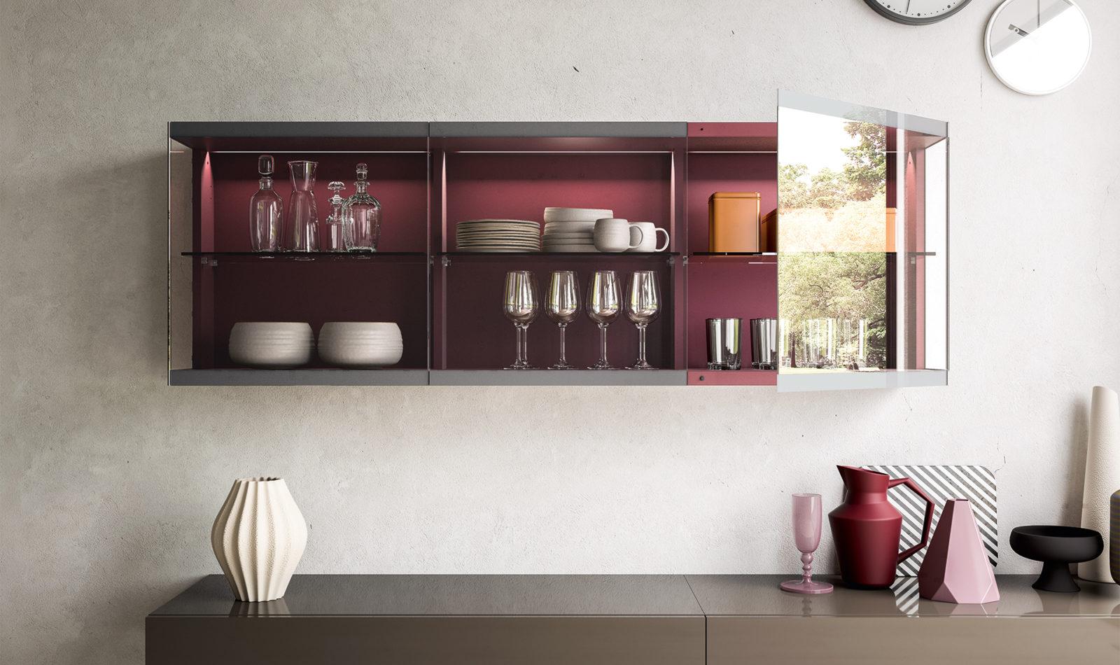 Modular lacquered storage wall | Day Collection by ALF Dafre