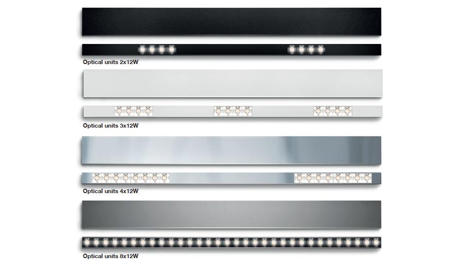 LED extruded aluminium linear lighting profile | Algoritmo Sharping by Artemide