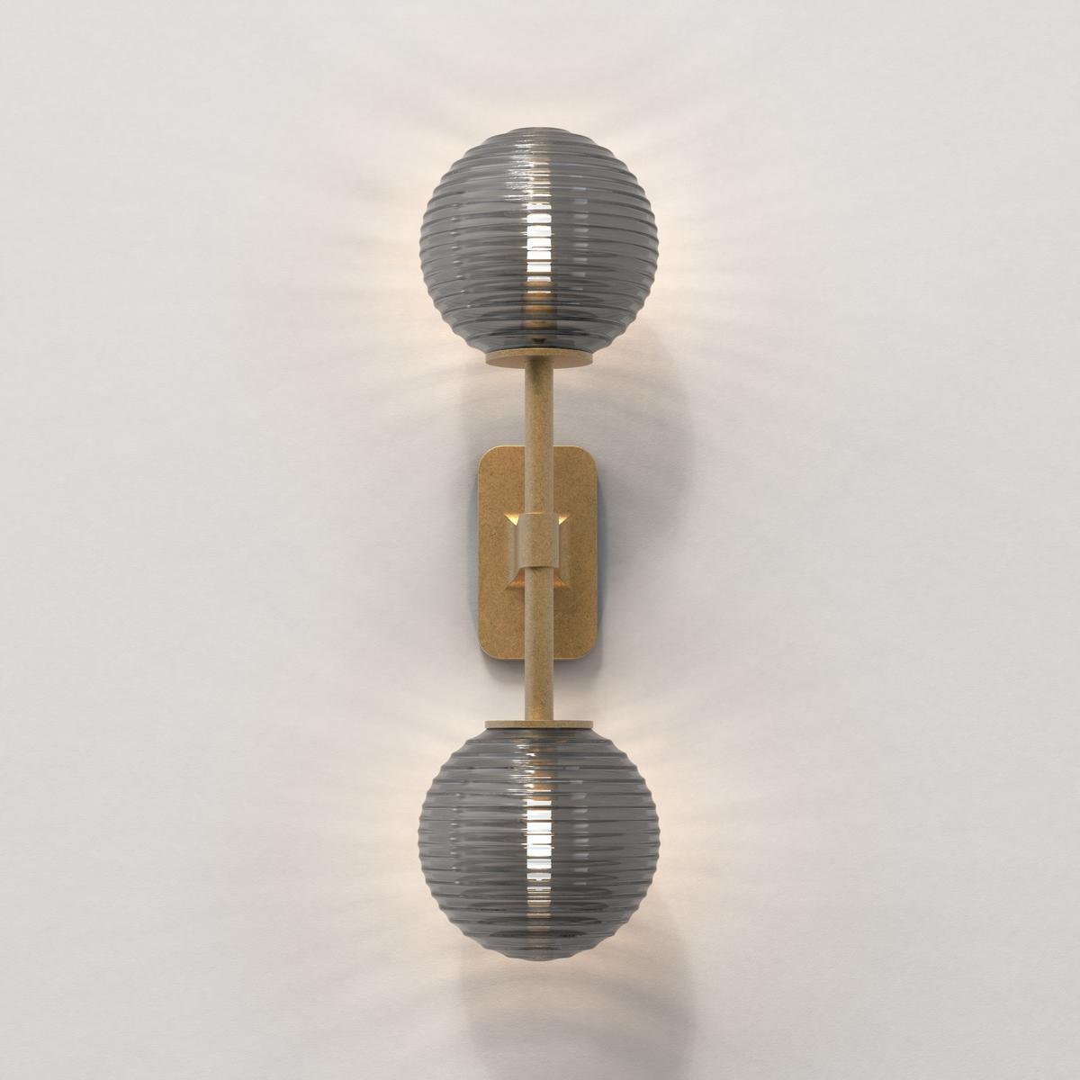 LED zinc wall lamp for bathroom | Tacoma Twin by Astro lighting