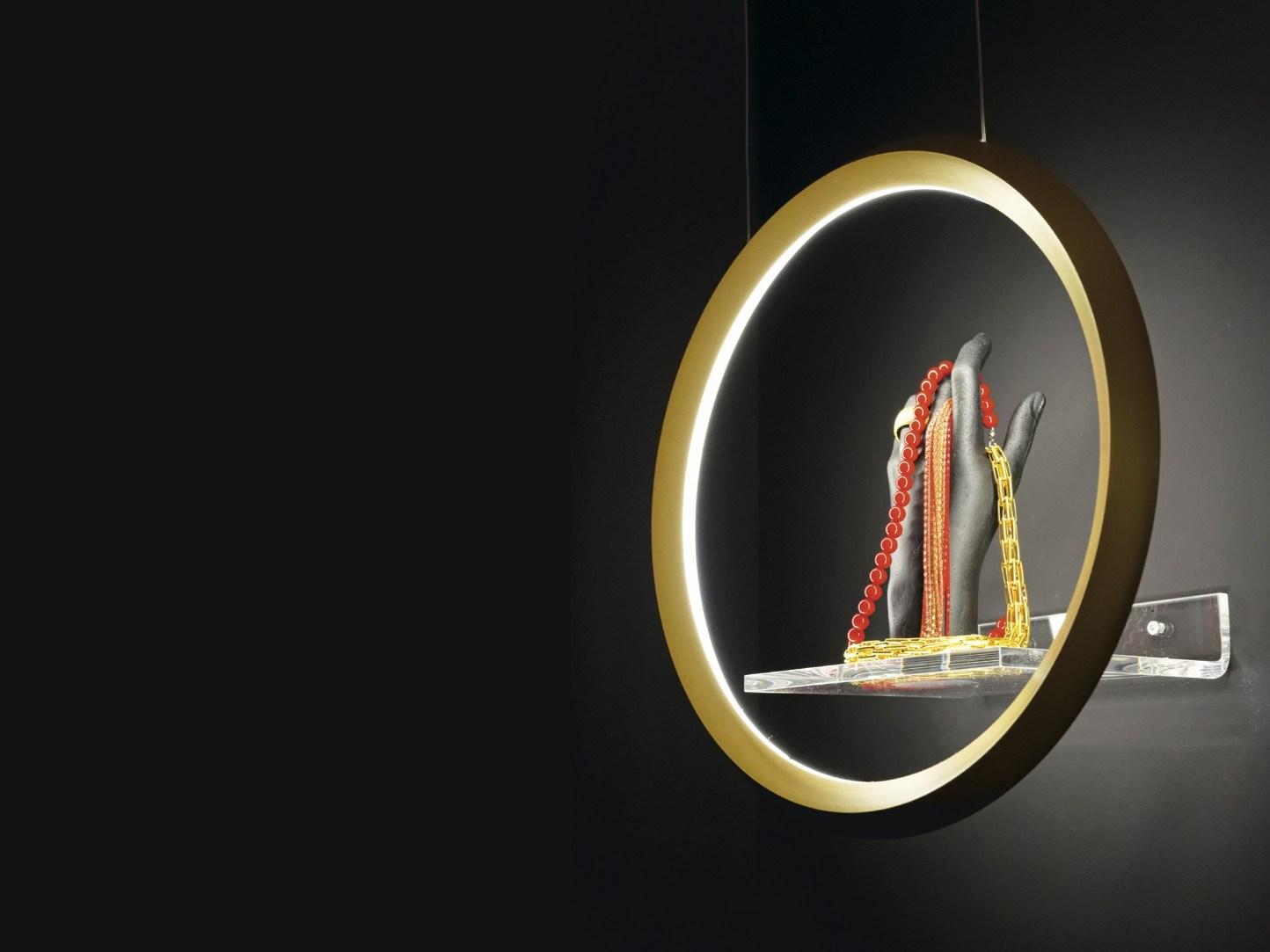 LED aluminium pendant lamp | Girata Vertikal by Sattler