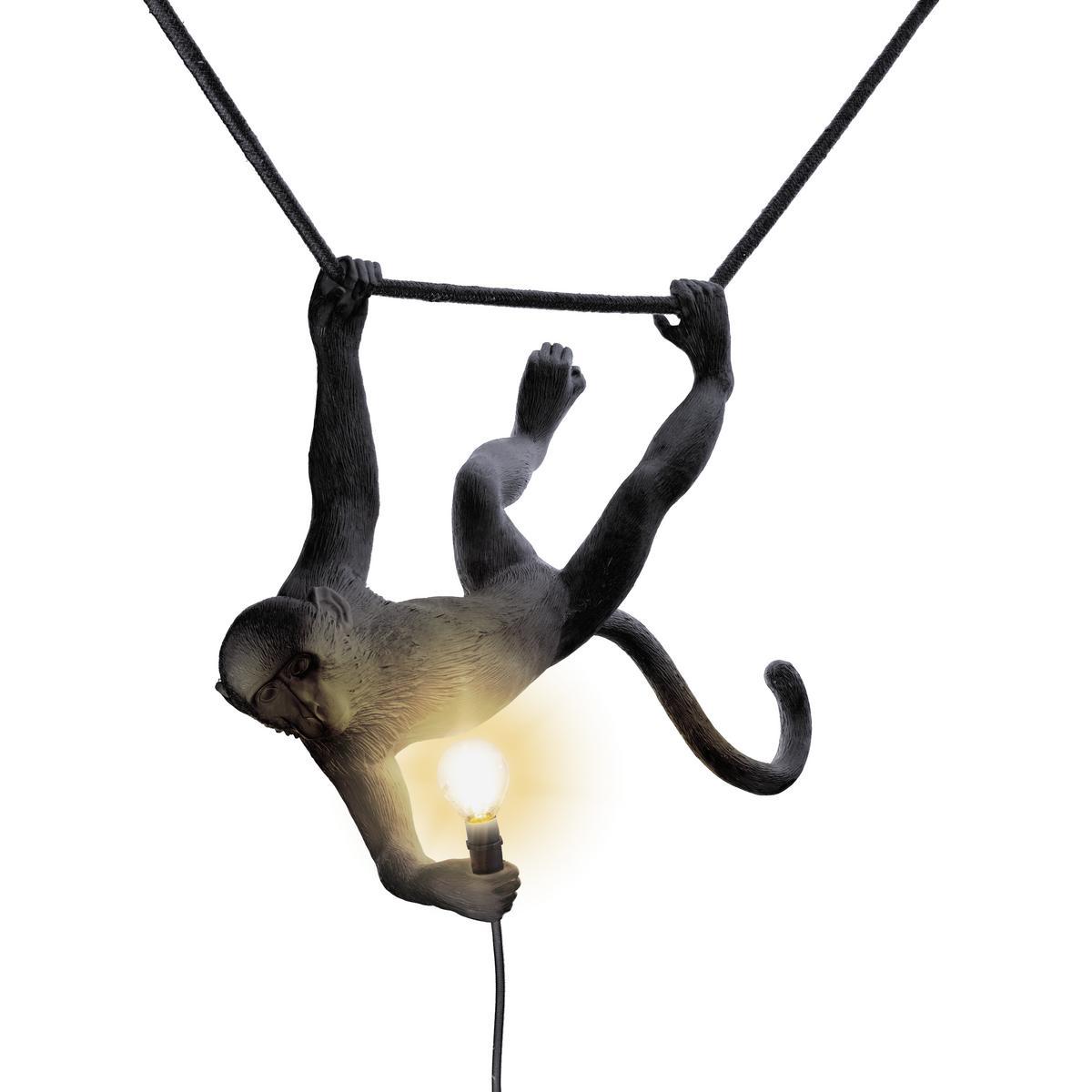 LED resin pendant lamp | The Monkey Lamp Swing by Seletti