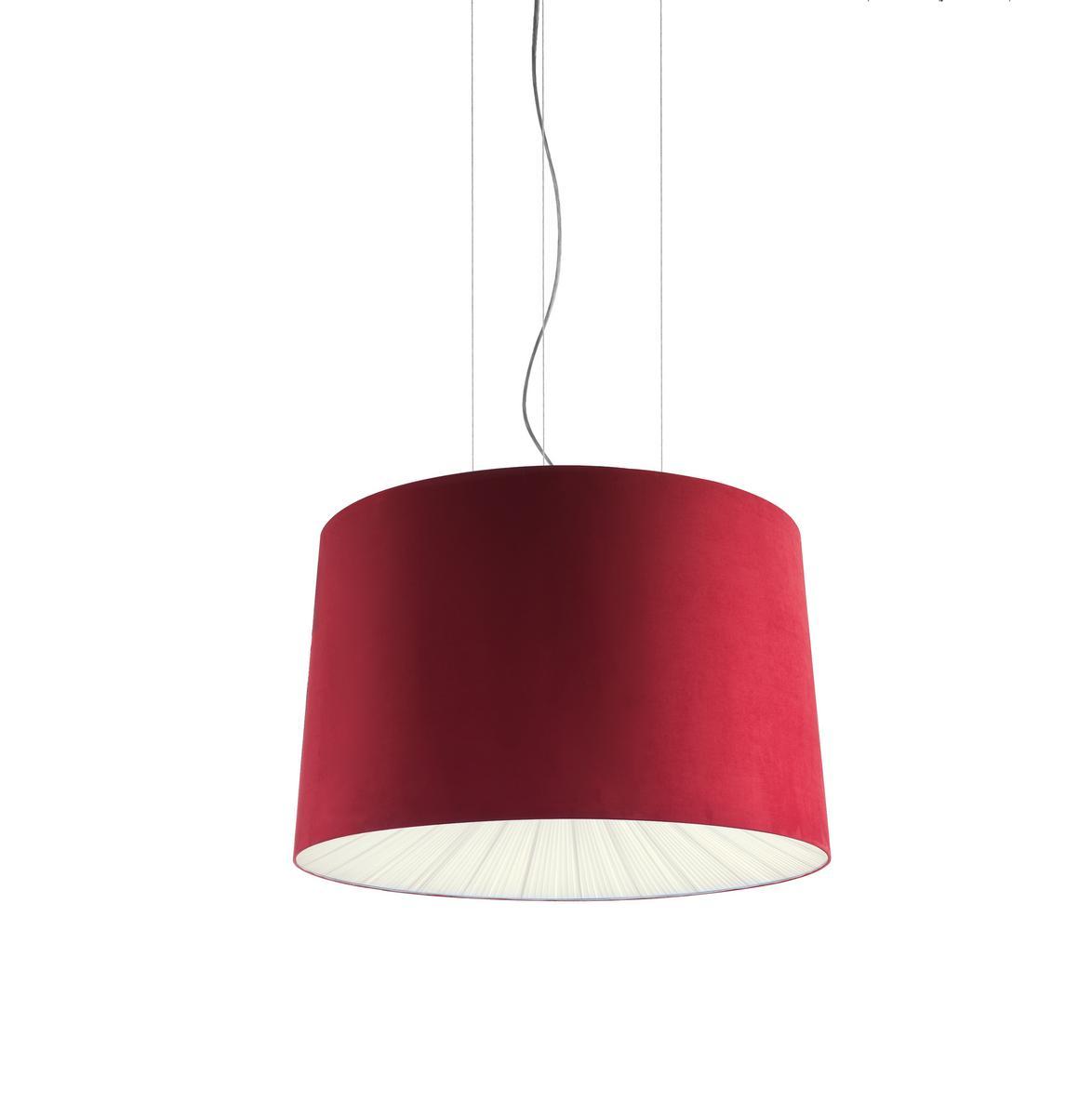 Suede fabric pendant lamp | Velvet by Axolight