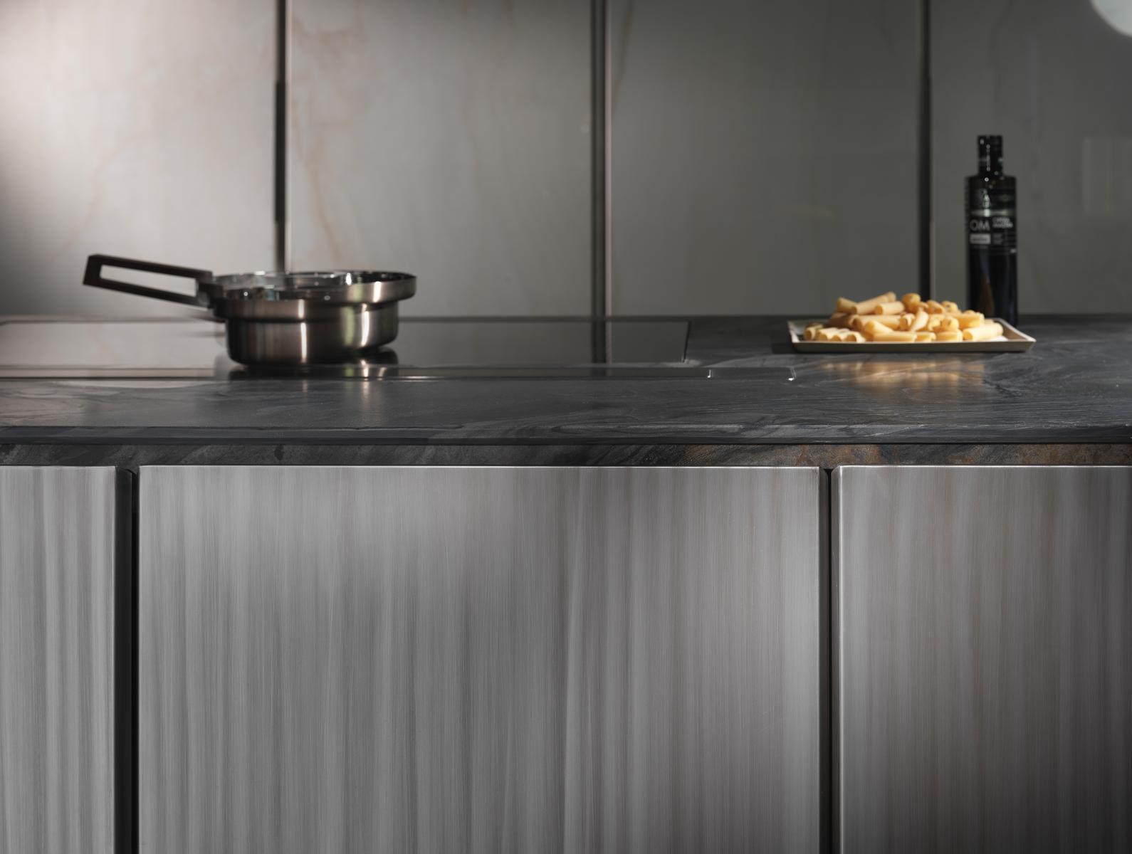 Fitted kitchen with island Rossana W75