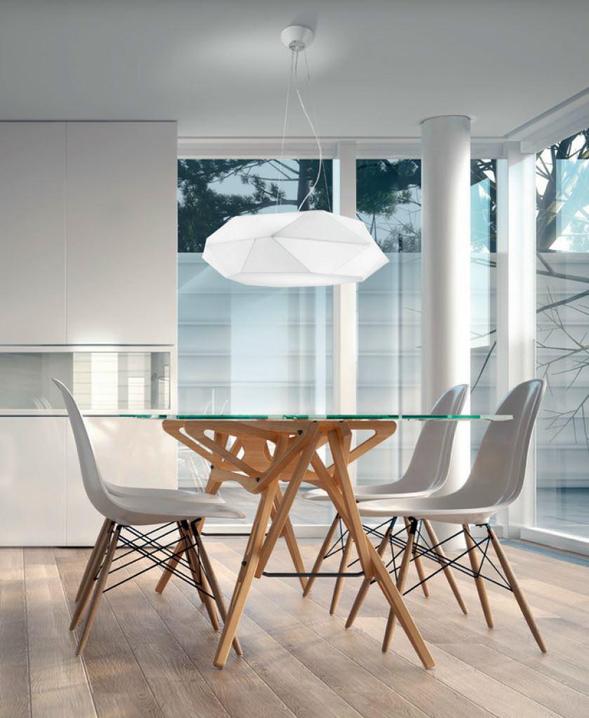 Fabric pendant lamp | Viki by Panzeri